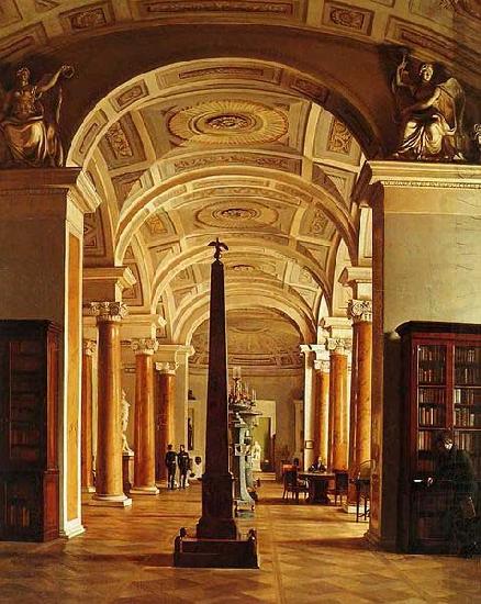 Alexey Tyranov. View on the Hermitage Library, Alexey Tyranov